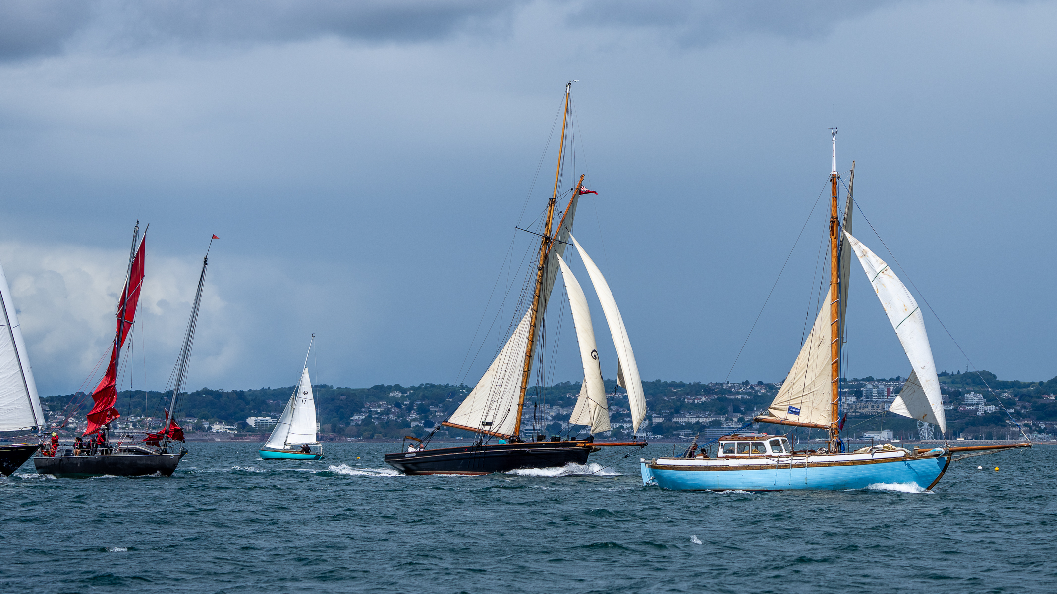 A variety of vessel classes at a recent Regatta