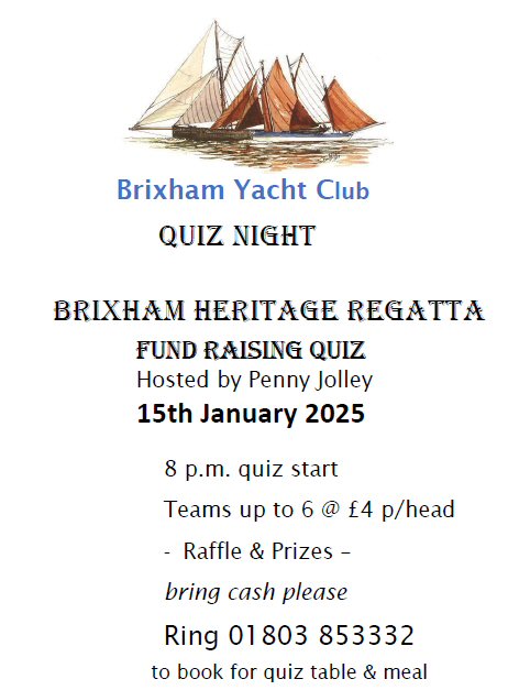 Poster for Quiz in aid of the Heritage Regatta